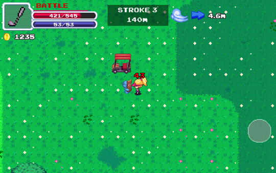 Игра RPGolf, скриншот