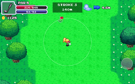 Игра RPGolf, скриншот