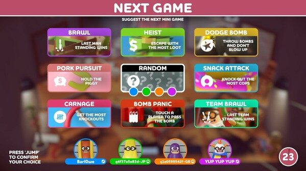 Игра Rubber Bandits, скриншот