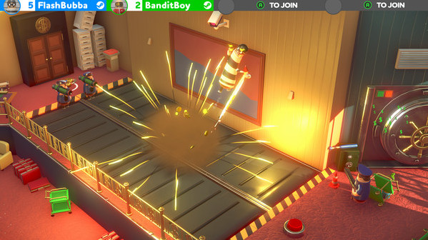 Игра Rubber Bandits, скриншот