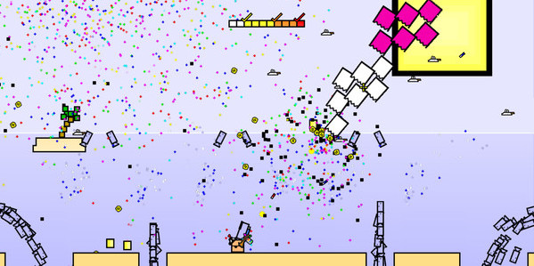 Игра Rubber Ducky and the Rainbow Gun, скриншот