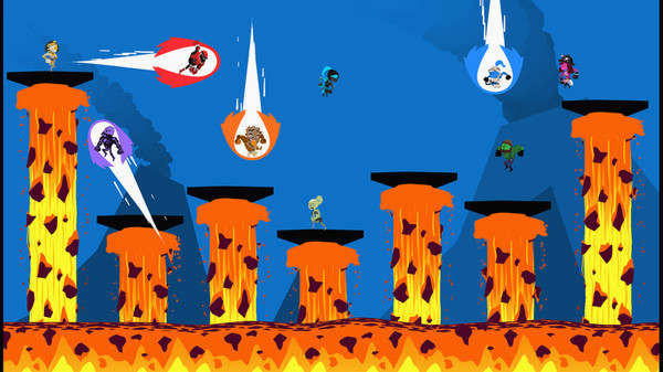 Игра Runbow, скриншот