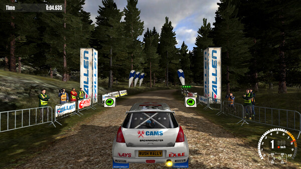 Игра Rush Rally 3, скриншот