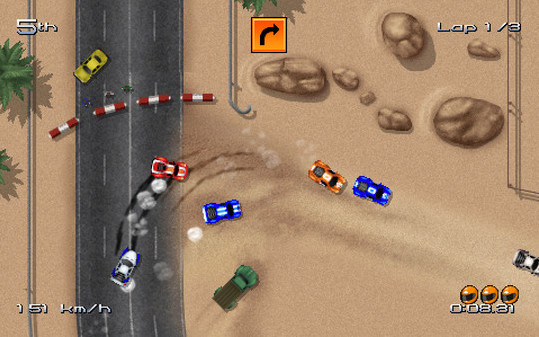 Игра Rush Rush Rally Reloaded, скриншот