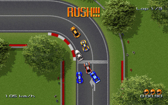 Игра Rush Rush Rally Reloaded, скриншот
