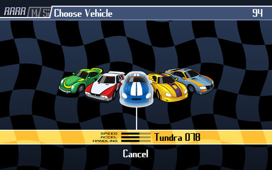 Игра Rush Rush Rally Reloaded, скриншот