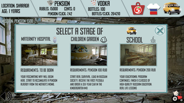 Игра Russian Life Simulator, скриншот