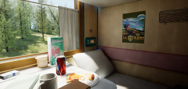 Игра Russian Train Trip 2 - VIP seat in the train car, скриншот