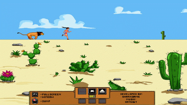 Игра Ruthless Safari, скриншот