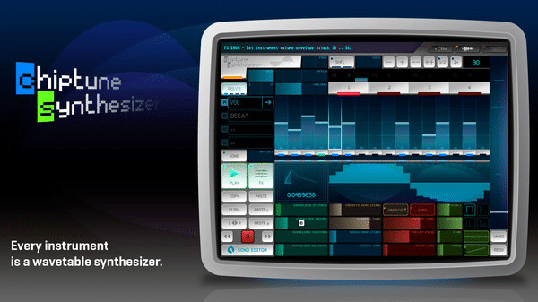 Игра Rytmik Lite Chiptune Synthesizer, скриншот