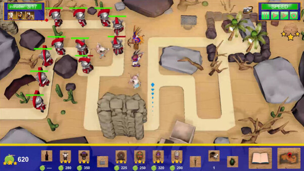Игра Sacred Zodongga Defense, скриншот