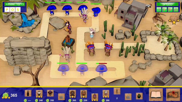 Игра Sacred Zodongga Defense, скриншот