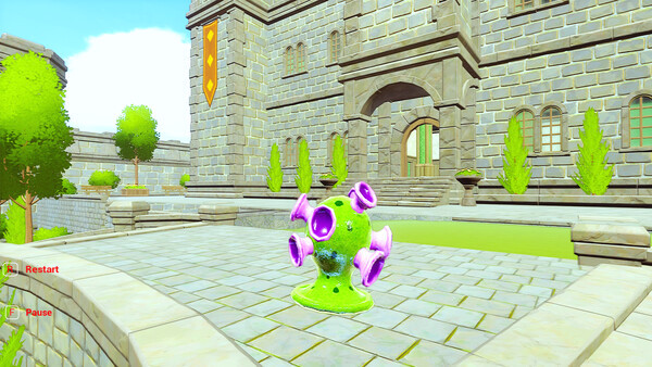 Игра Sad Virus Castle, скриншот