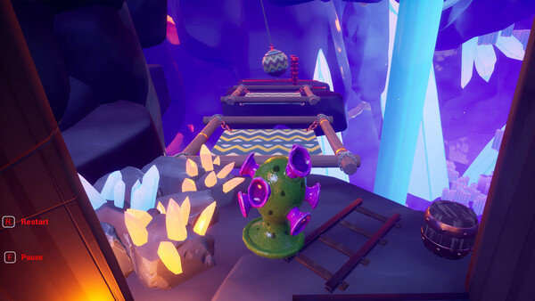 Игра Sad Virus Cave, скриншот