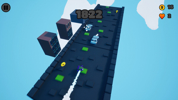 Игра Sad Virus Runner, скриншот