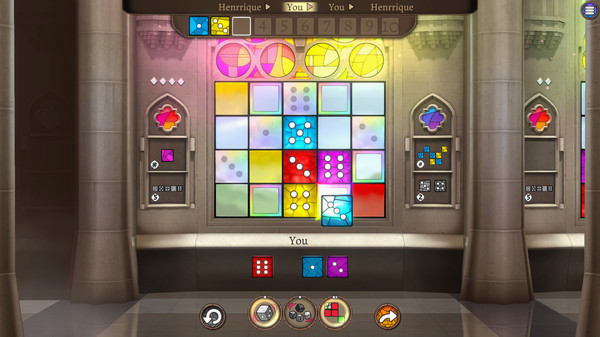 Игра Sagrada, скриншот