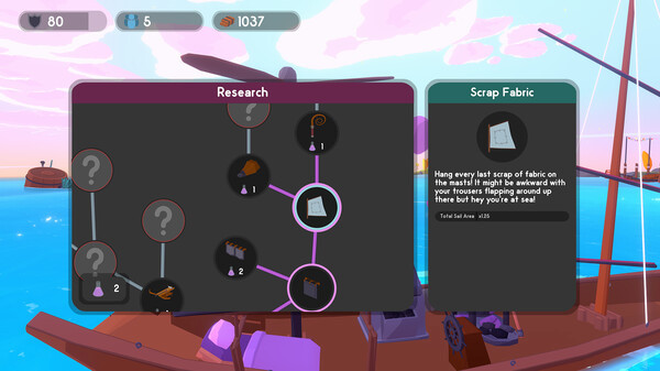 Игра Sail Forth, скриншот