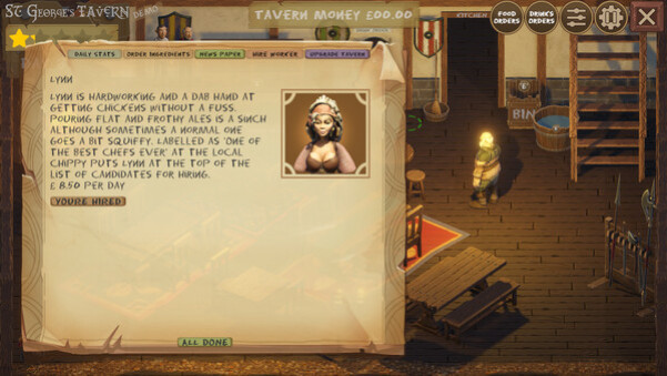 Игра Saint George's Tavern, скриншот