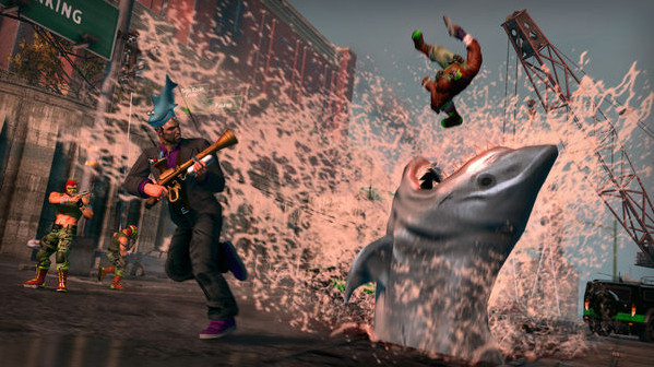 Игра Saints Row: The Third Shark Attack Pack, скриншот