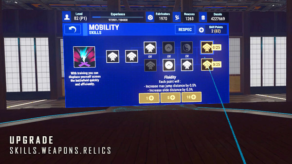 Игра Sairento VR, скриншот