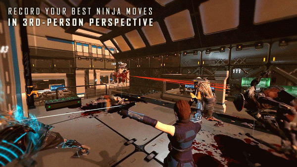 Игра Sairento VR, скриншот