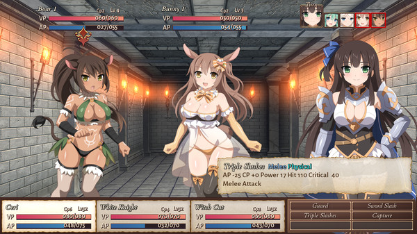 Игра Sakura Dungeon, скриншот