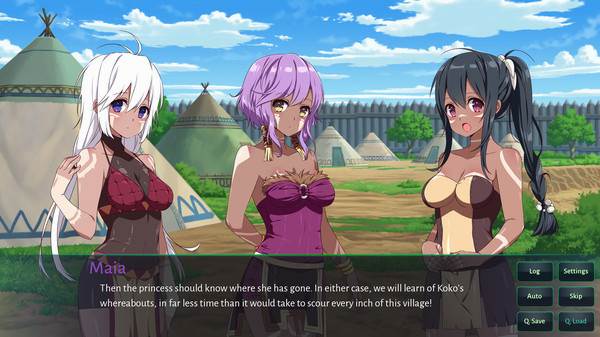 Игра Sakura Forest Girls 2, скриншот