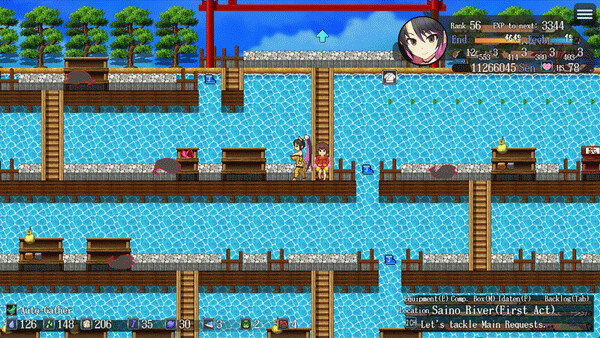 Игра Sakura Gozen, скриншот