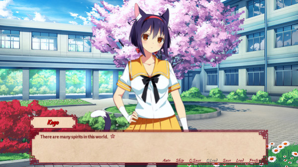 Игра Sakura Shrine Girls, скриншот