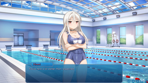 Игра Sakura Swim Club, скриншот