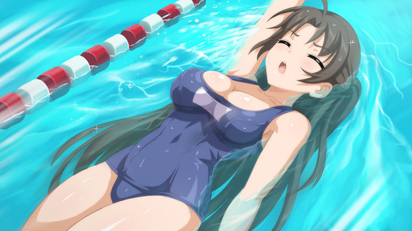 Игра Sakura Swim Club, скриншот