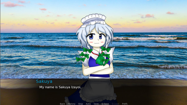 Игра Sakuya Izayoi Gives You Advice And Dabs, скриншот