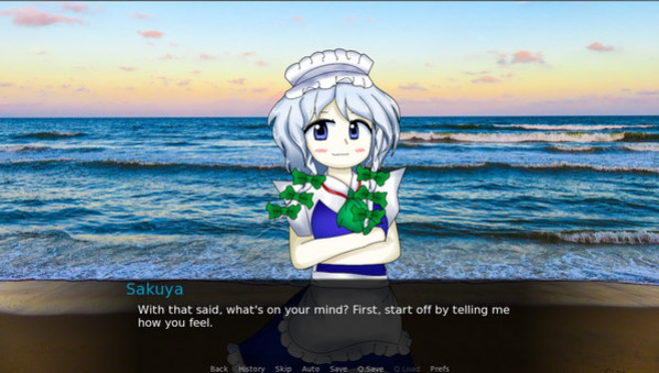 Игра Sakuya Izayoi Gives You Advice And Dabs, скриншот