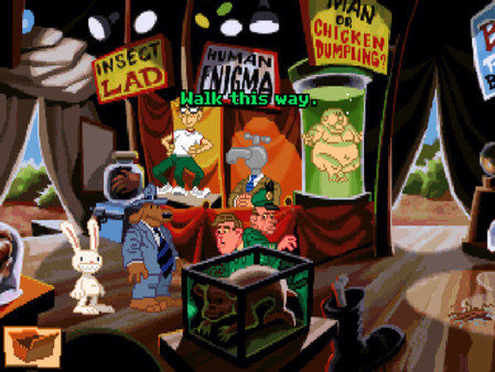 Игра Sam & Max Hit the Road, скриншот