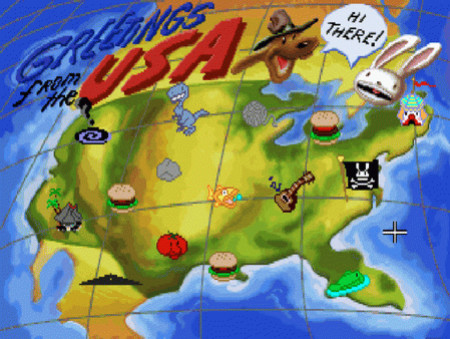 Игра Sam & Max Hit the Road, скриншот