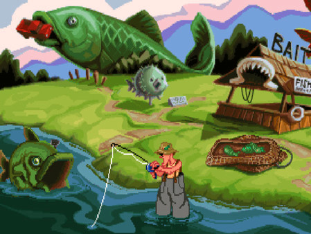 Игра Sam & Max Hit the Road, скриншот