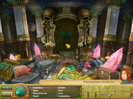 Игра Samantha Swift and the Golden Touch, скриншот