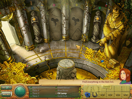 Игра Samantha Swift and the Golden Touch, скриншот