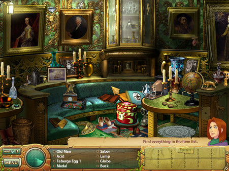 Игра Samantha Swift and the Golden Touch, скриншот