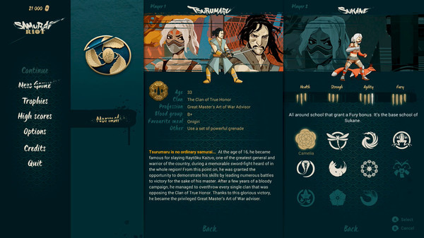 Игра Samurai Riot, скриншот