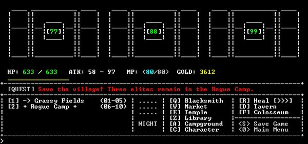 Игра SanctuaryRPG: Black Edition, скриншот