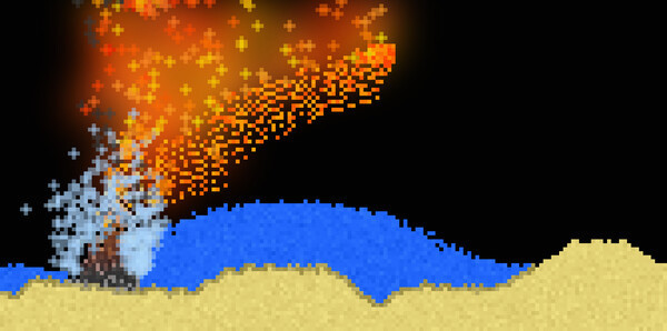 Игра Sandboxels, скриншот