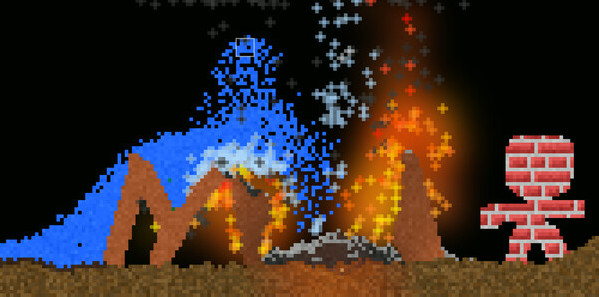 Игра Sandboxels, скриншот