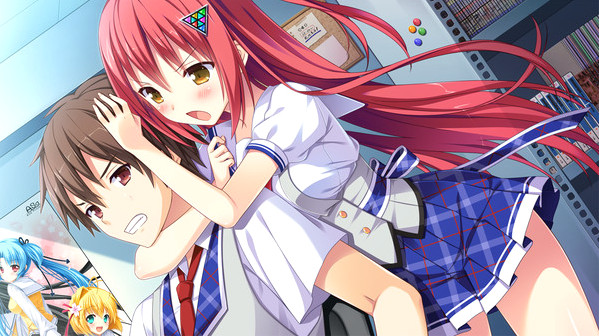 Игра Sankaku Renai: Love Triangle Trouble, скриншот