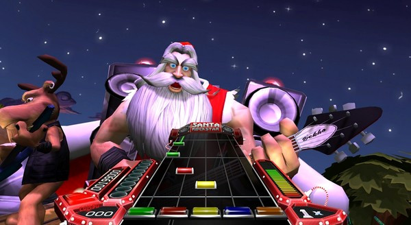 Игра Santa Rockstar, скриншот
