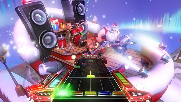 Игра Santa Rockstar, скриншот