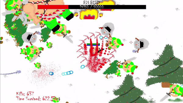Игра Santa's Last Stand, скриншот