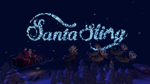 Игра Santa Sling, скриншот