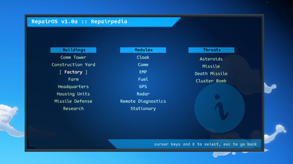 Игра Satellite Repairman, скриншот