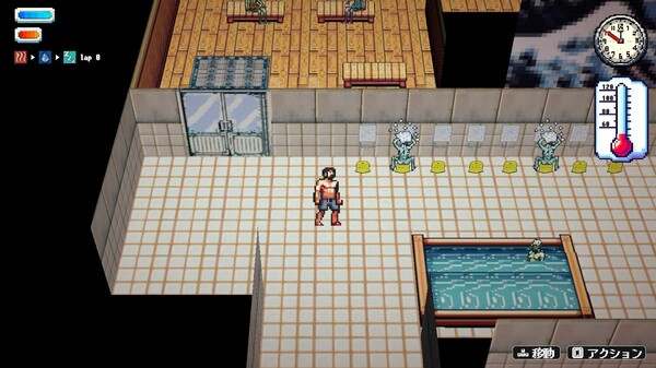 Игра Sauna of the DEAD, скриншот